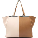 Bi Color Leather Large 3Jours Tote