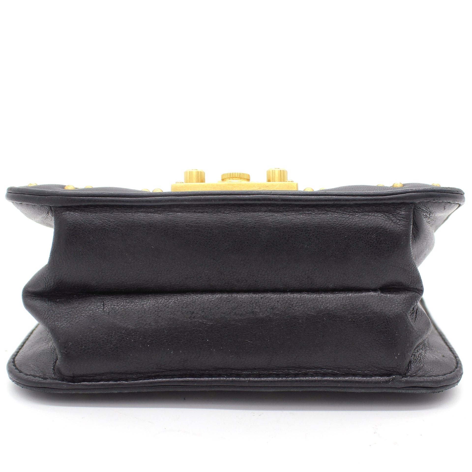 Dioraddict Studded Mini Flap Bag In Black