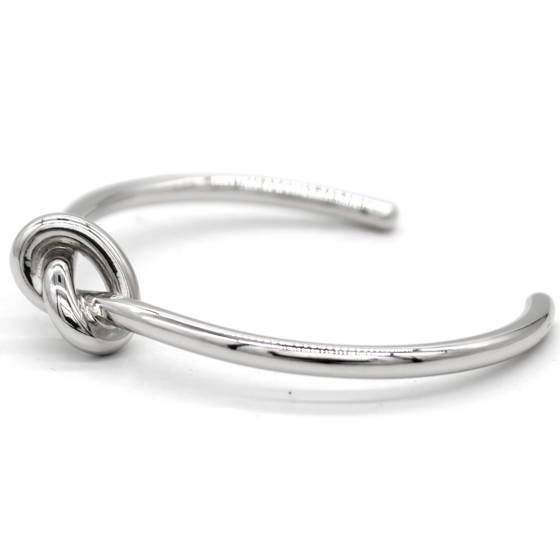 Extra Thin Knot Medium Bracelet Silver