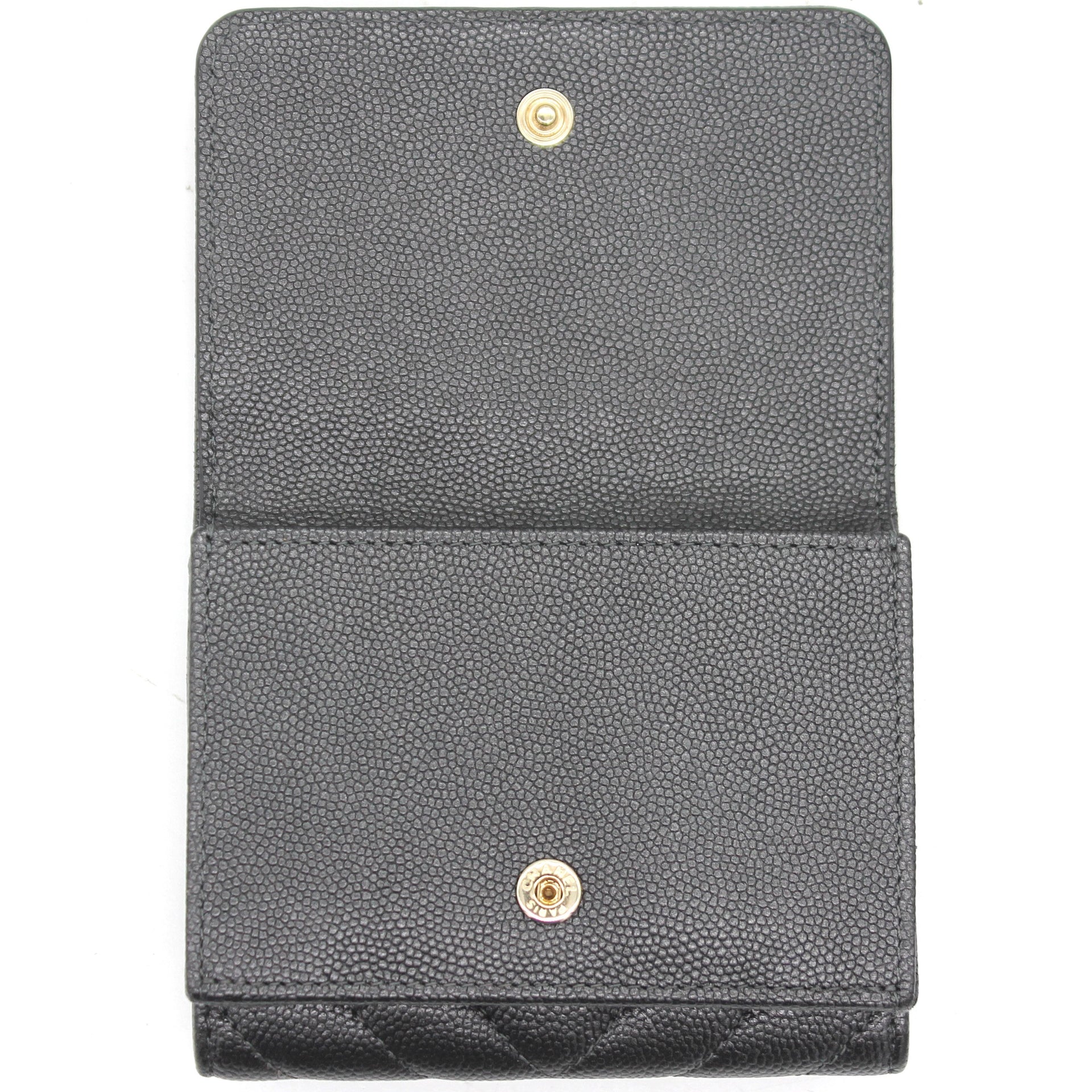 Compact Wallet Metallic Grey