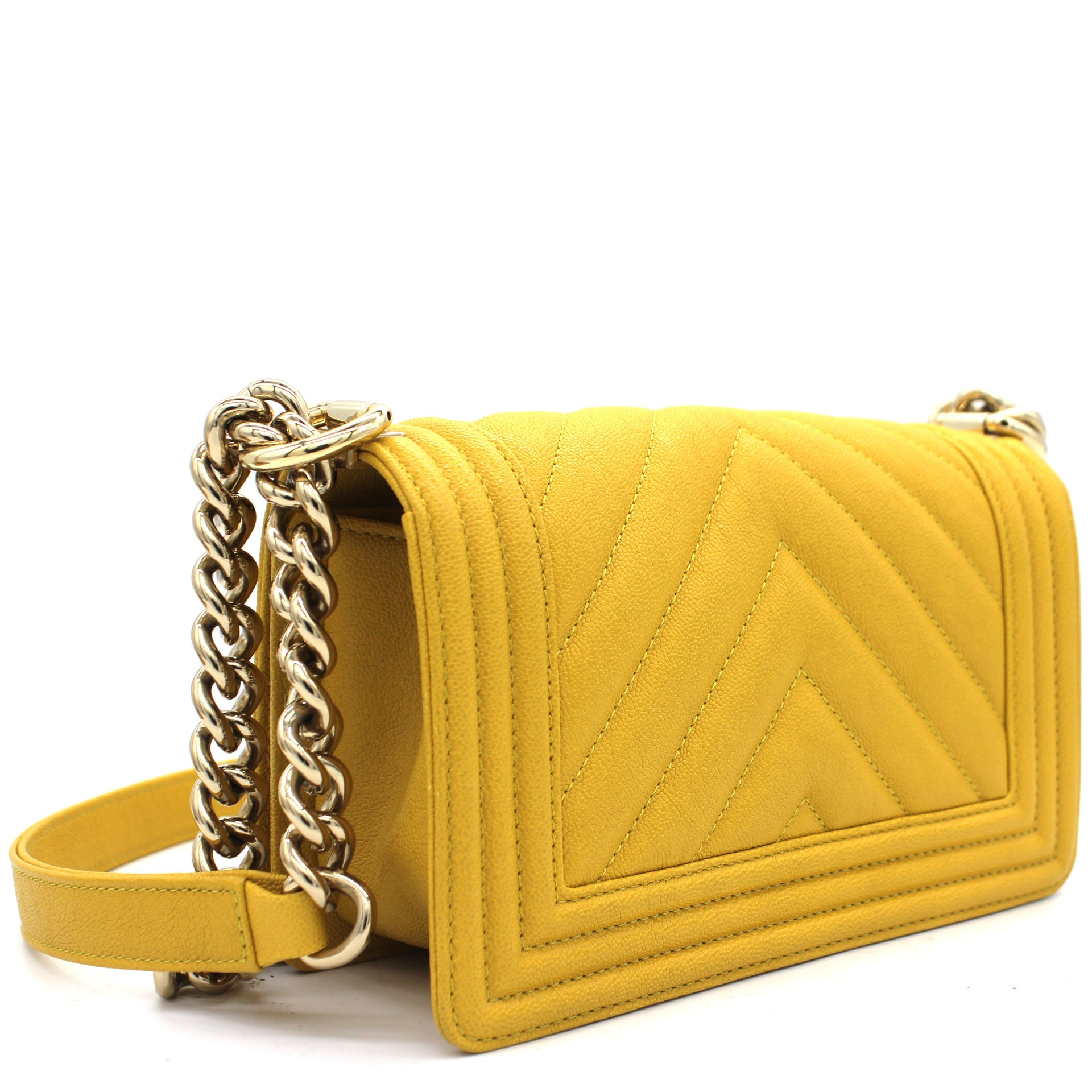 Chanel Yellow Mini Flap Bag 19 series (2014) — Blaise Ruby Loves