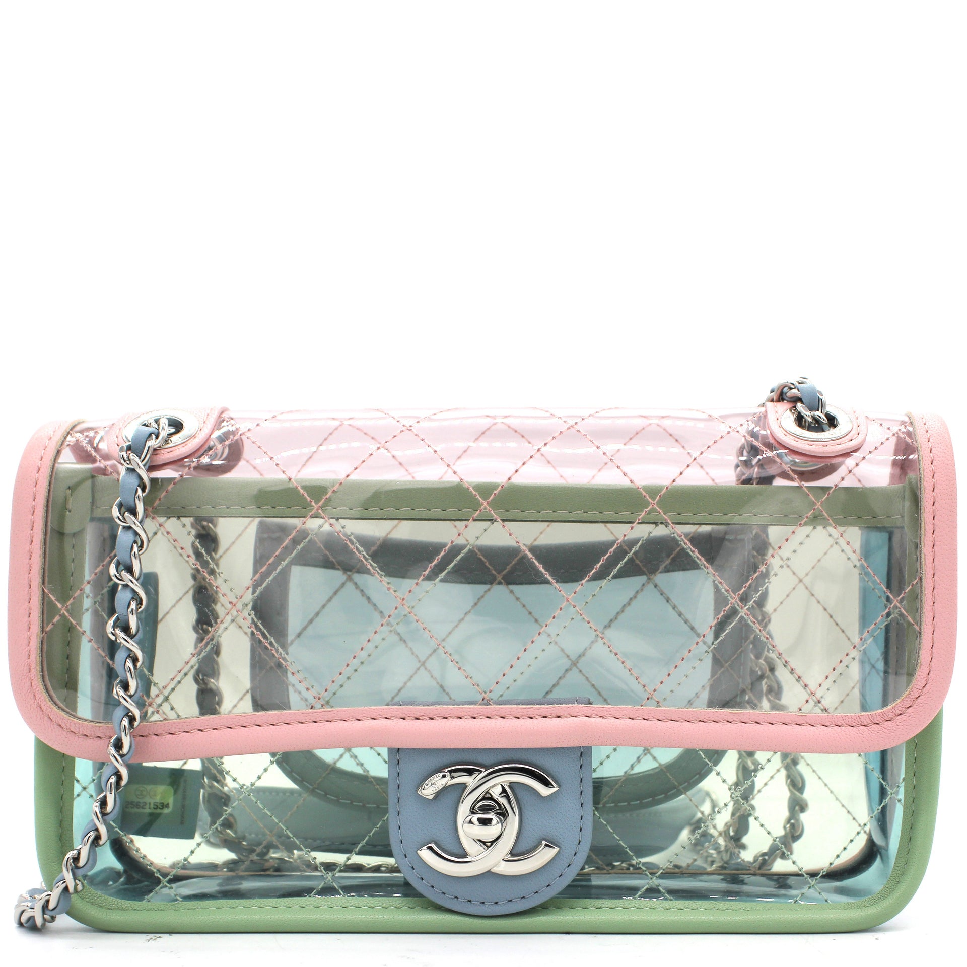 Chanel Coco Splash Flap Bag Quilted PVC With Lambskin Small