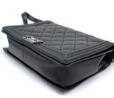 Chanel Large Le Boy Bag in Black Calfskin Leather