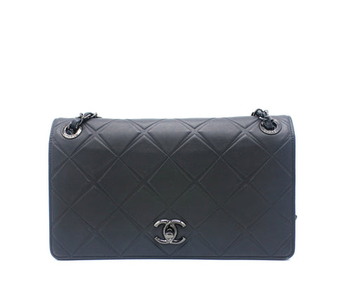 Chanel Calfskin Leather Flap Bag