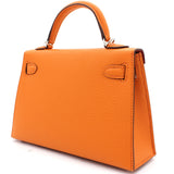 mini Kelly II 2way bag Orange/Sanguine