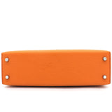mini Kelly II 2way bag Orange/Sanguine