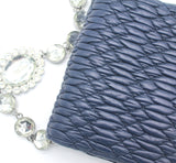 Miu Miu Stitched Foldover Classic Crystal Bag
