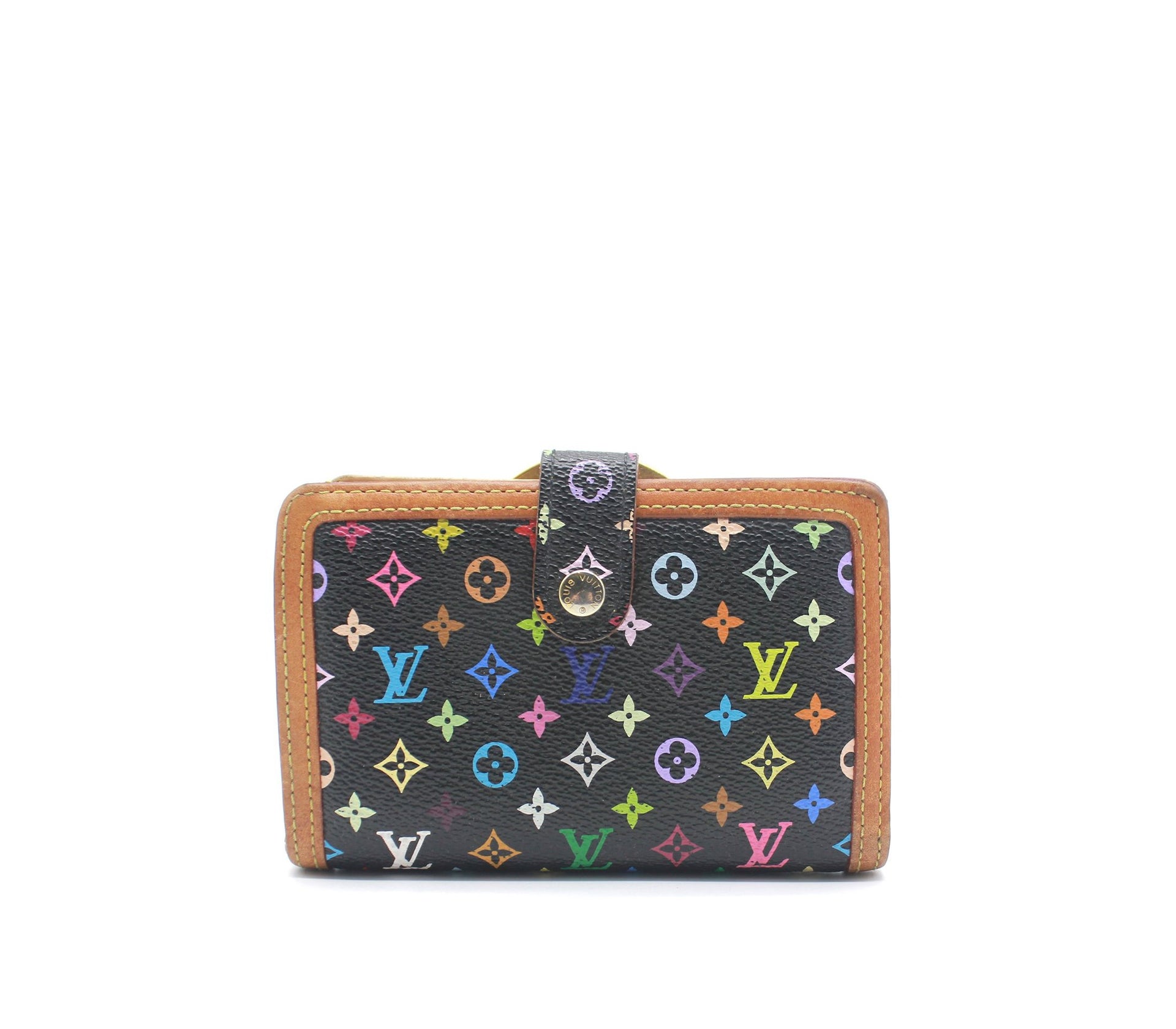 Louis Vuitton Wallet Black Monogram Multicolor – STYLISHTOP
