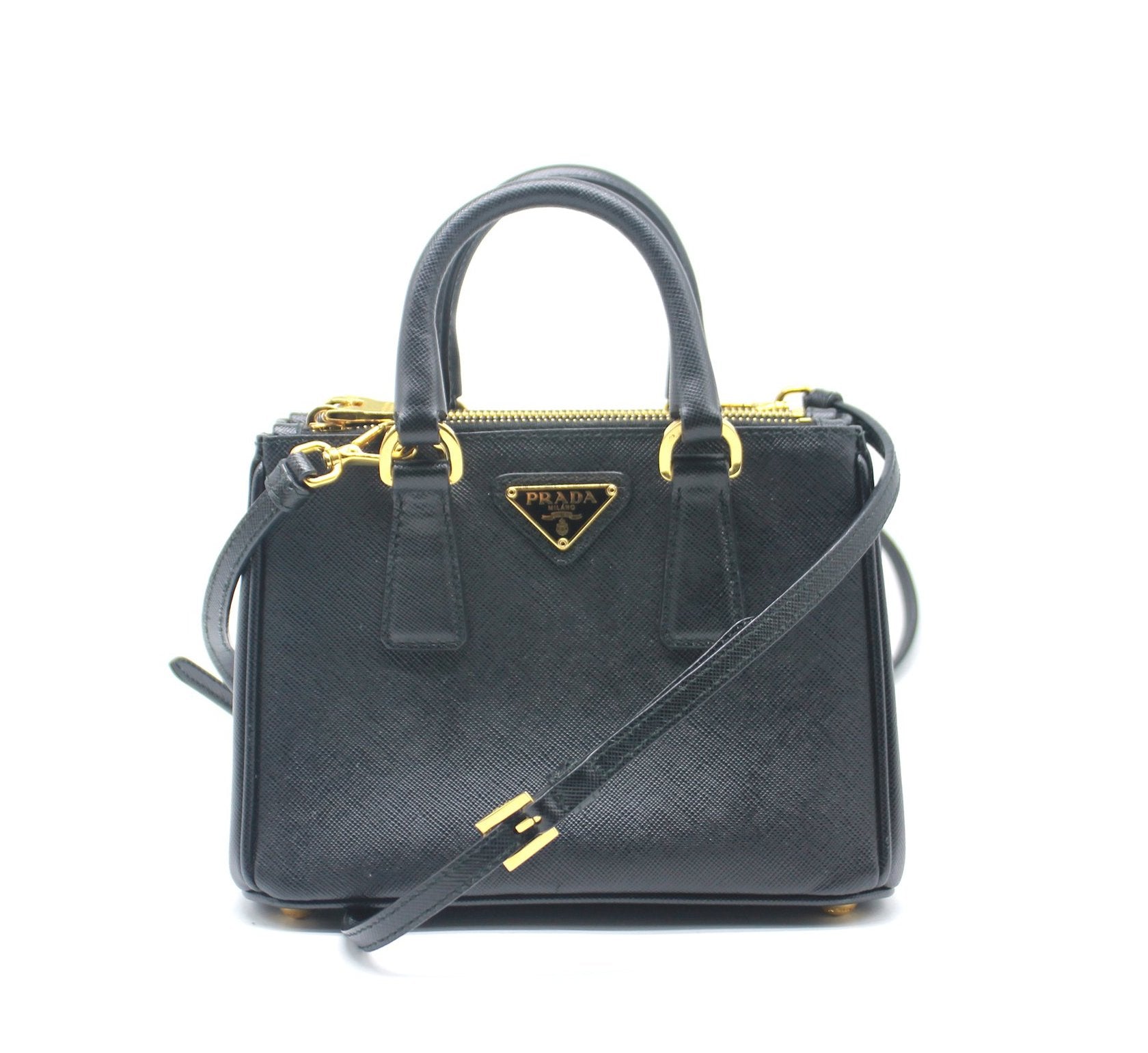 Prada Galleria Saffiano Mini leather shoulder bag