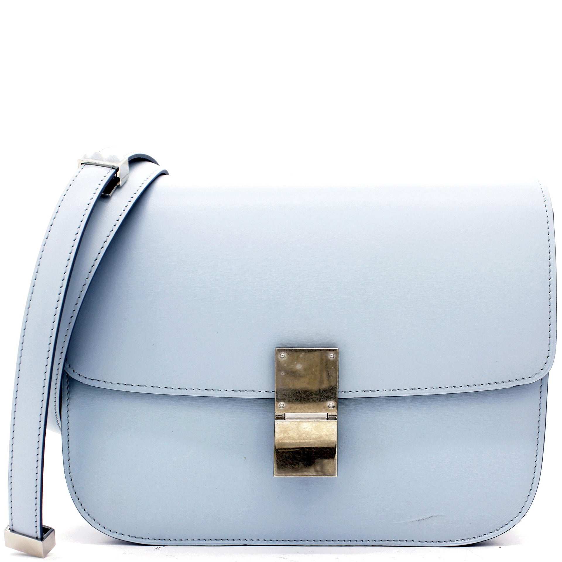 Celine Medium Classic Box Bag Baby Blue – Stylishtop