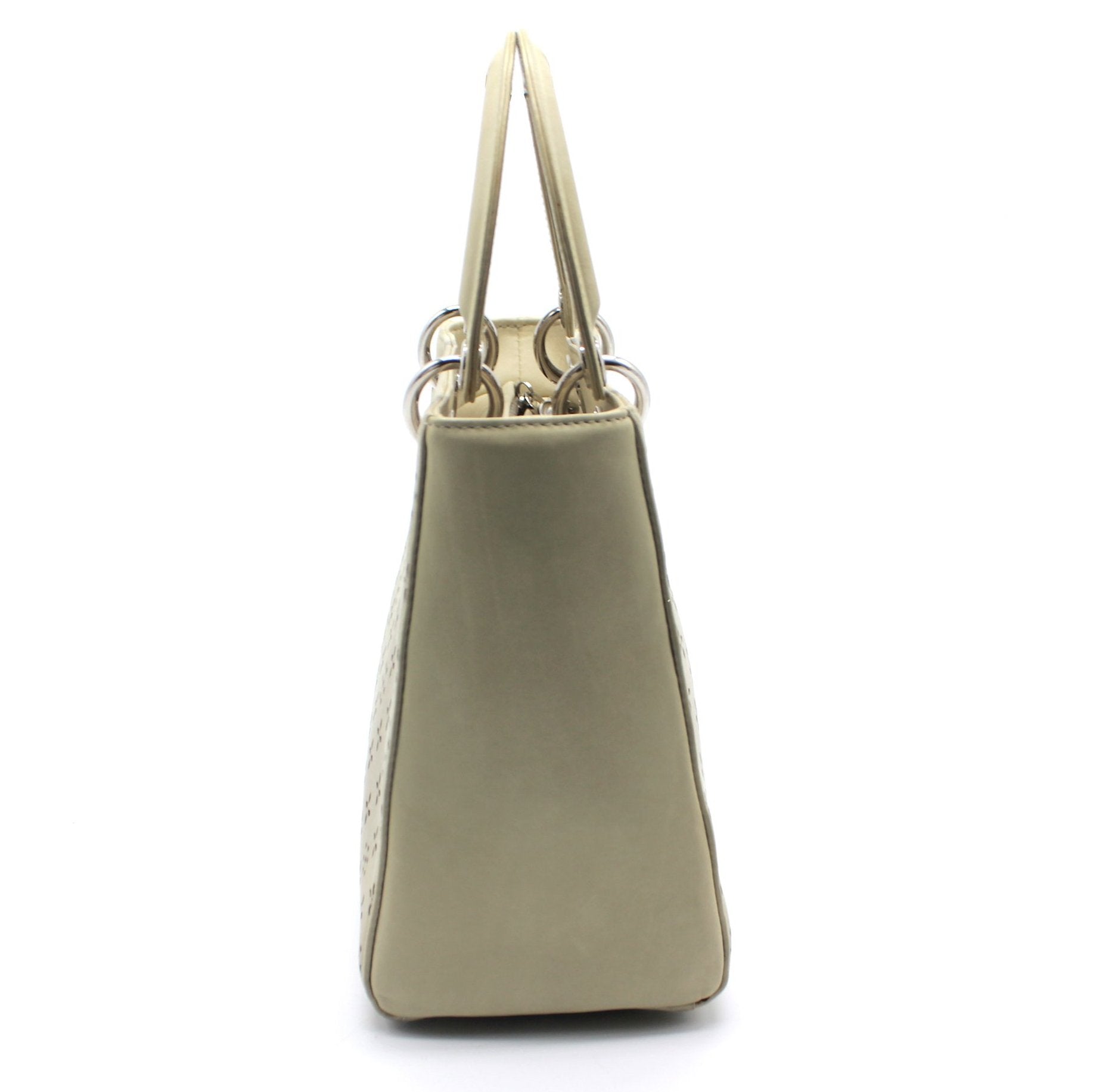 Dior Hollow Out Lady Dior two-way handbag