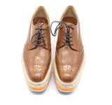 Prada Leather Lace-Up Derby Shoe