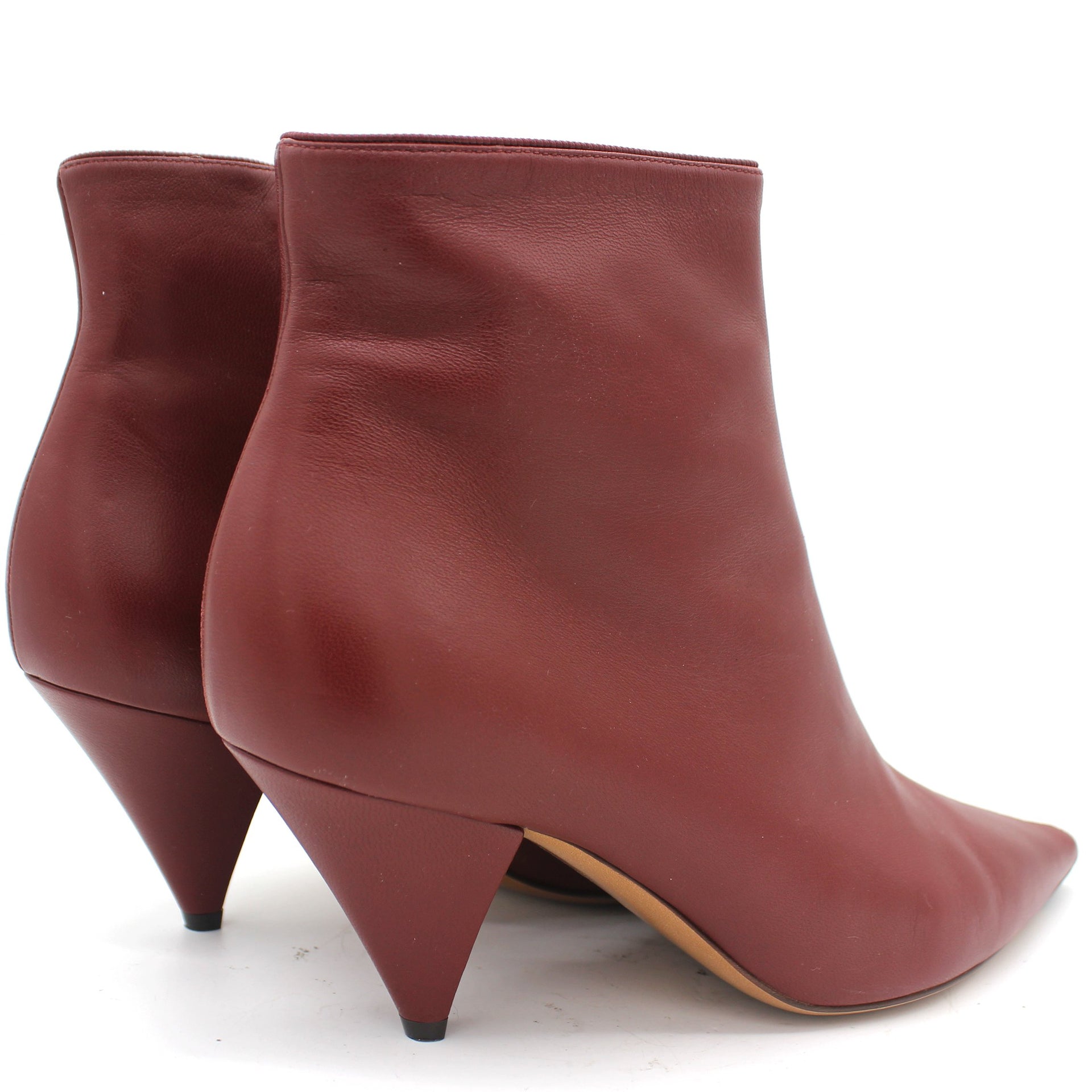 Ankle Boots Burgundy 37