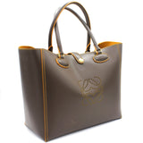 Anagram Leather Tote Khaki Bag