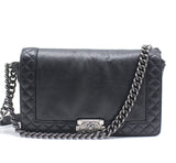 Pre-owned Chanel New Medium Boy Bag SO Black Calfskin Black Hardware –  Madison Avenue Couture