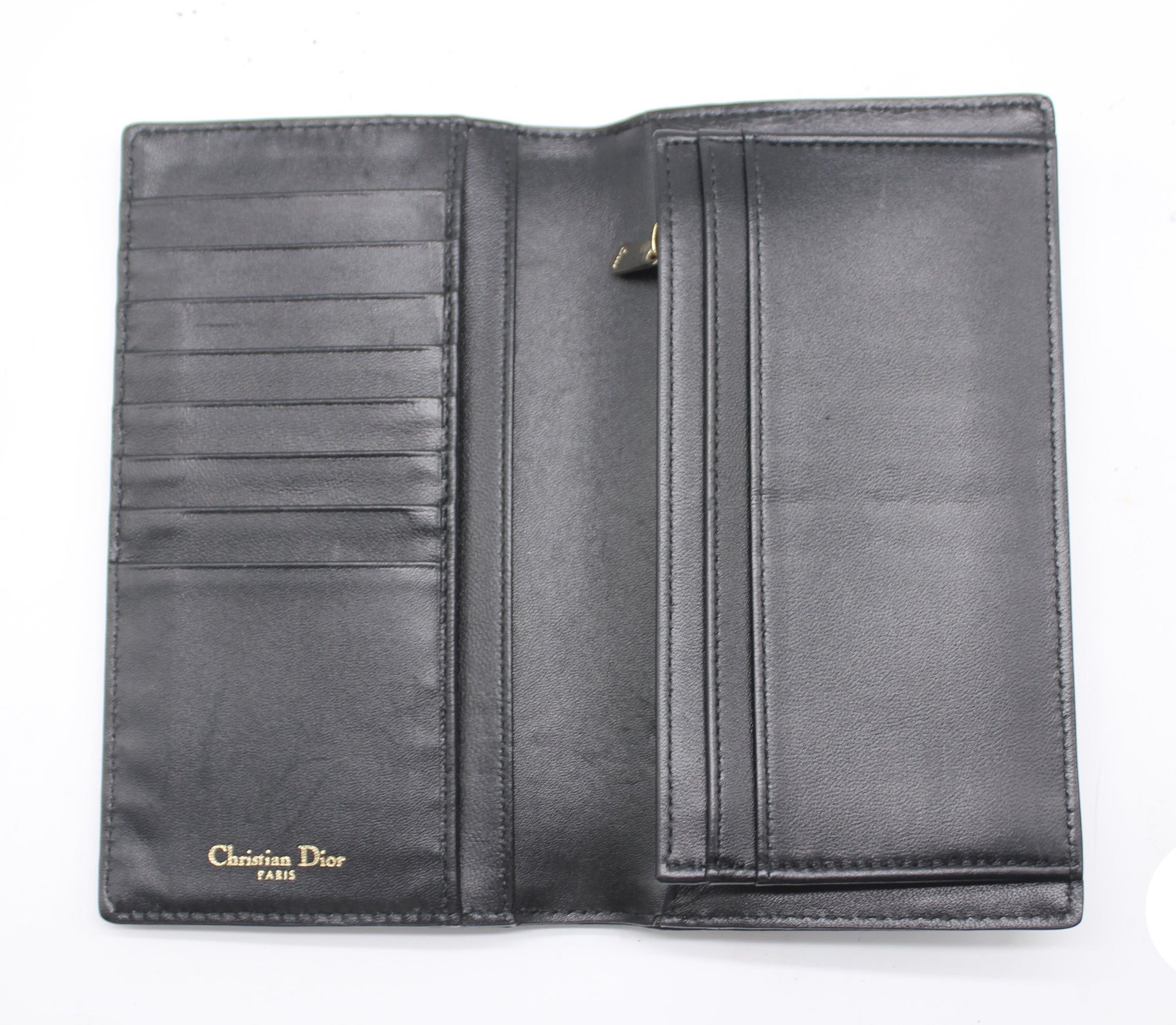Christian Dior Leather Diorama Wallet