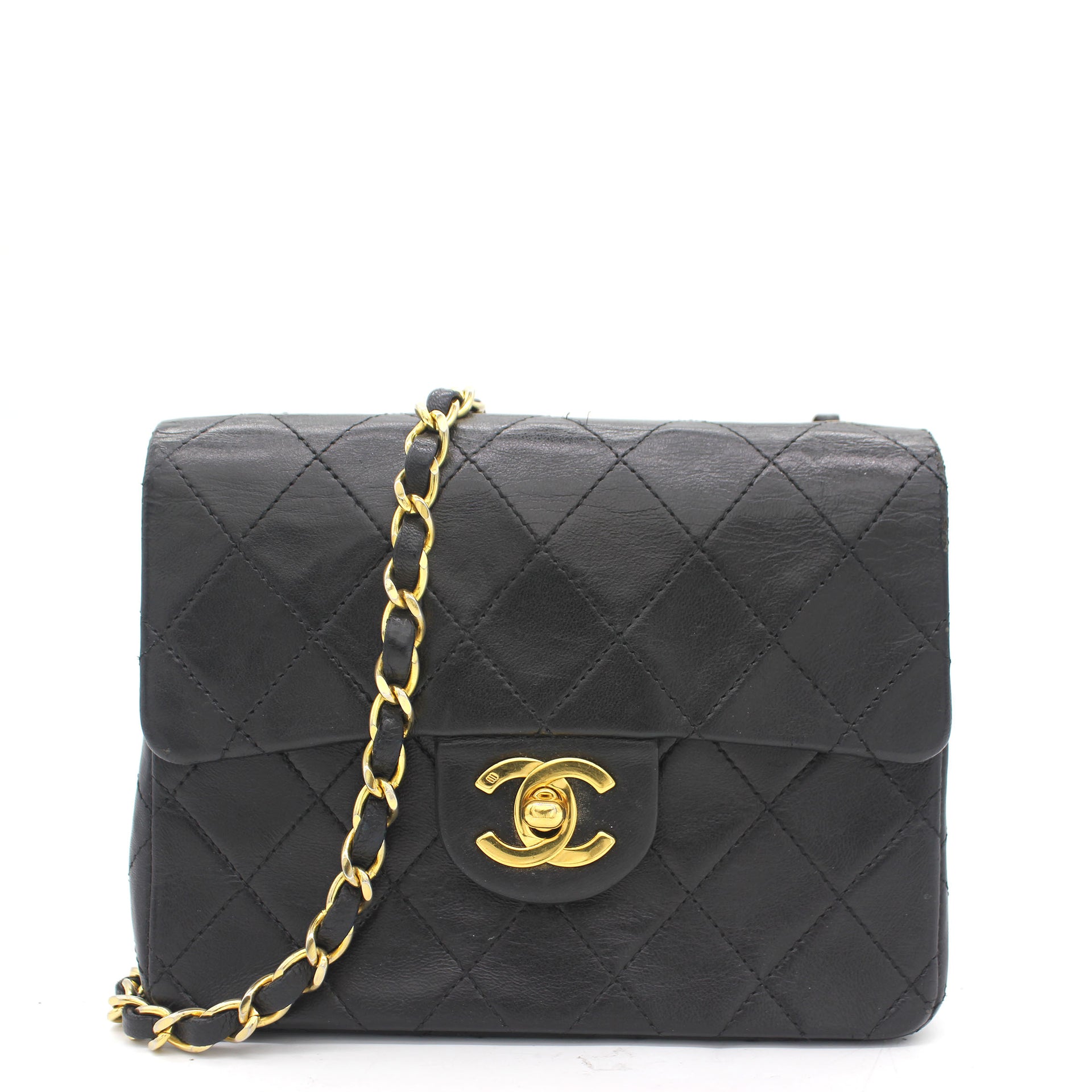 Chanel Black Quilted Patent Leather Reissue 2.55 Classic 227 Flap