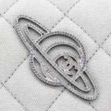Silver 2.55 Canvas Reissue Space Charms 227 Flap Bag