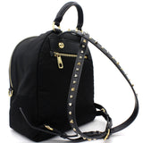 Vulcano Mini backpack in nylon with designers’ patches