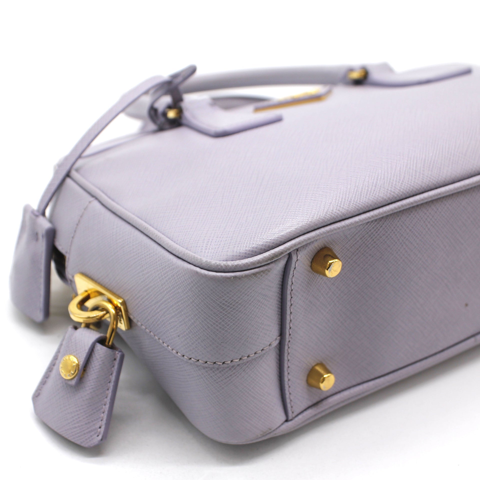 Lux Boston Saffiano Small Top Handle Bag