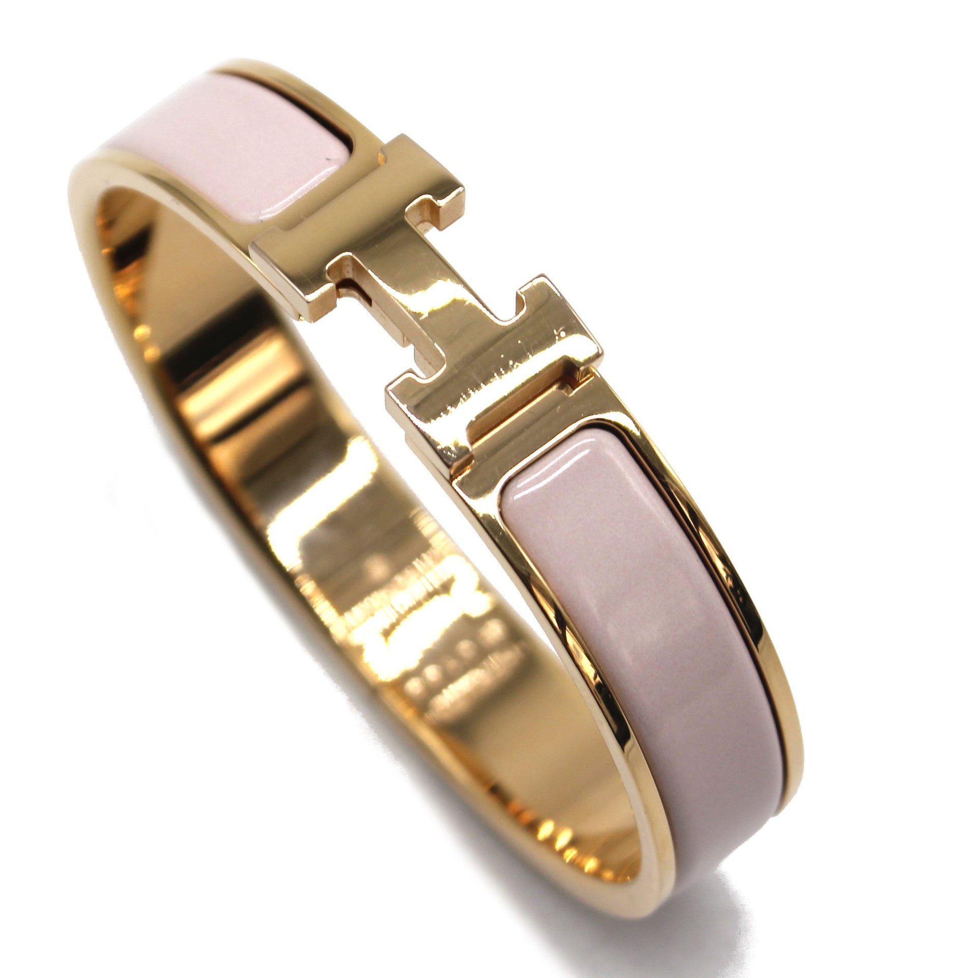 Hermes Alchemie 4.73ct Diamond White Gold Bangle Bracelet – Opulent Jewelers