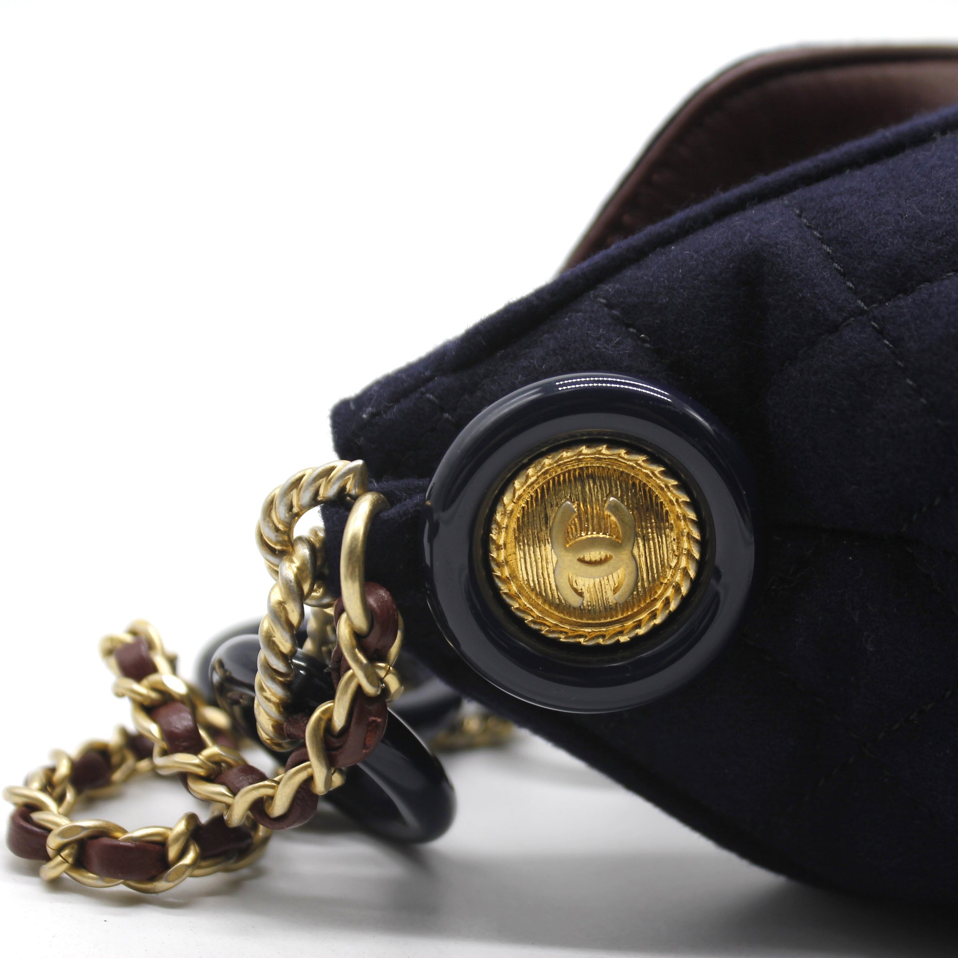 Chanel Paris Hamburg Woolen Badge Bucket Bag – STYLISHTOP