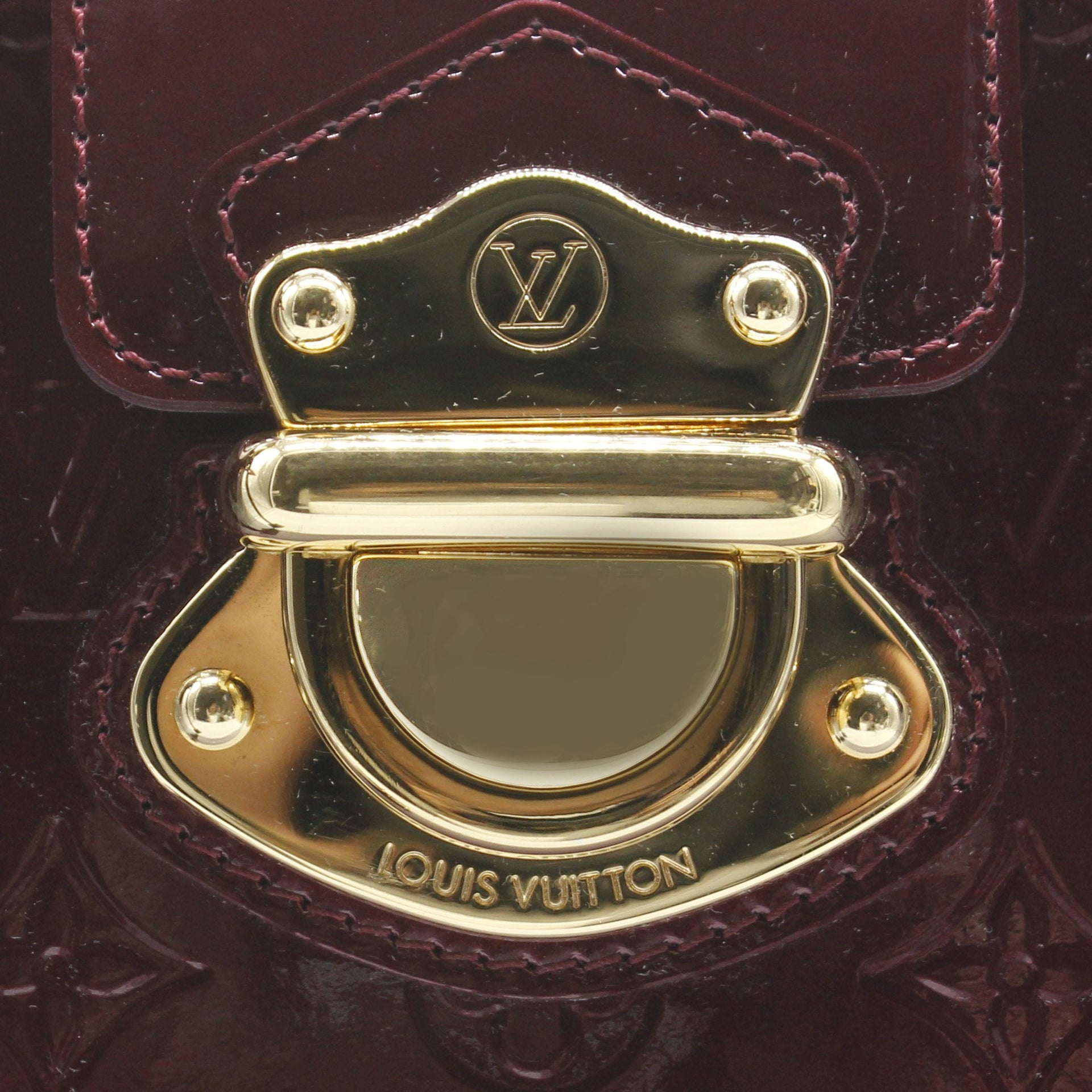 Louis Vuitton Melrose Avenue Bag in Amarante Vernis