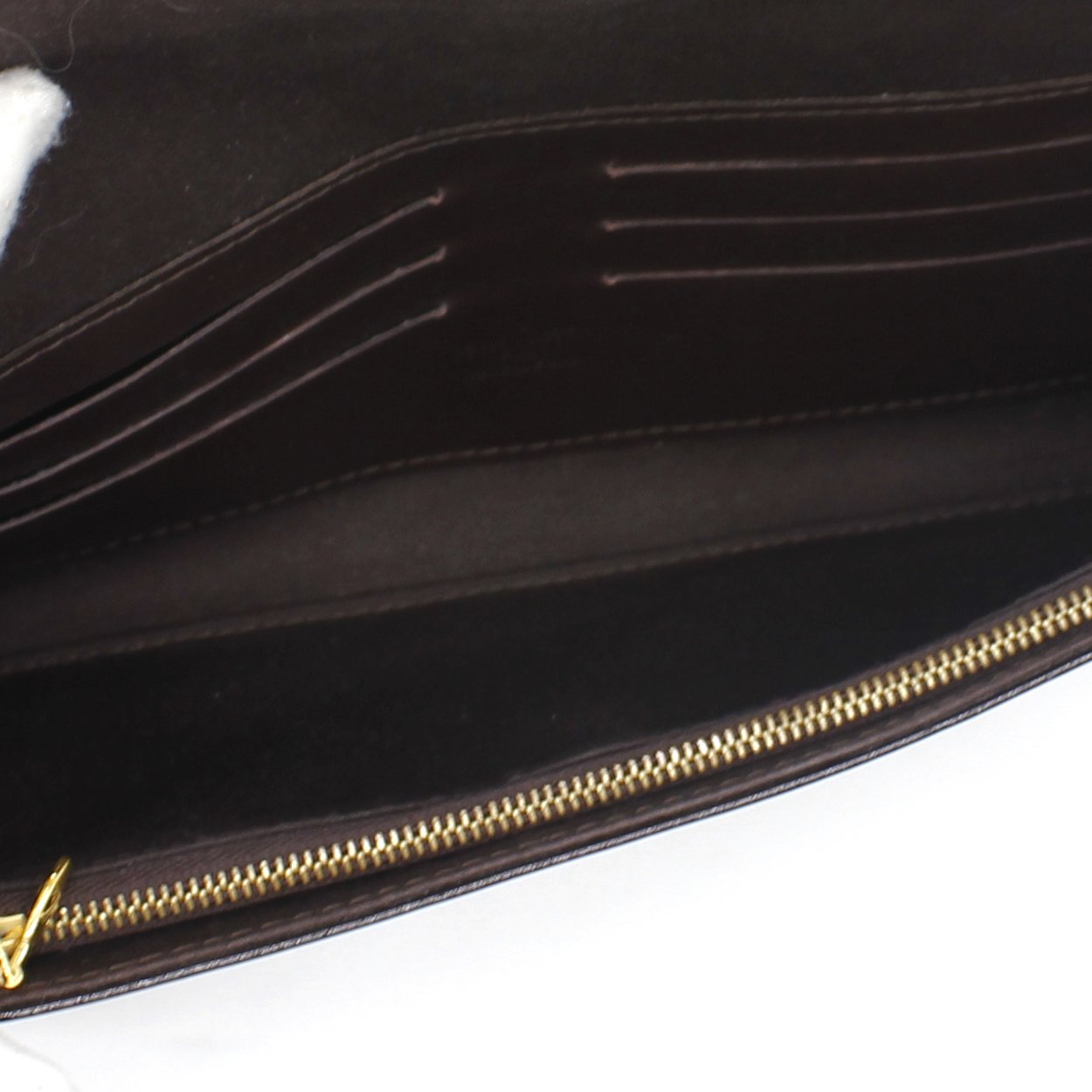 Louis Vuitton Eva Clutch Vernis Sunset Boulevard Amarante Patent Leather