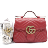  Gucci GG Marmont mini top handle bag