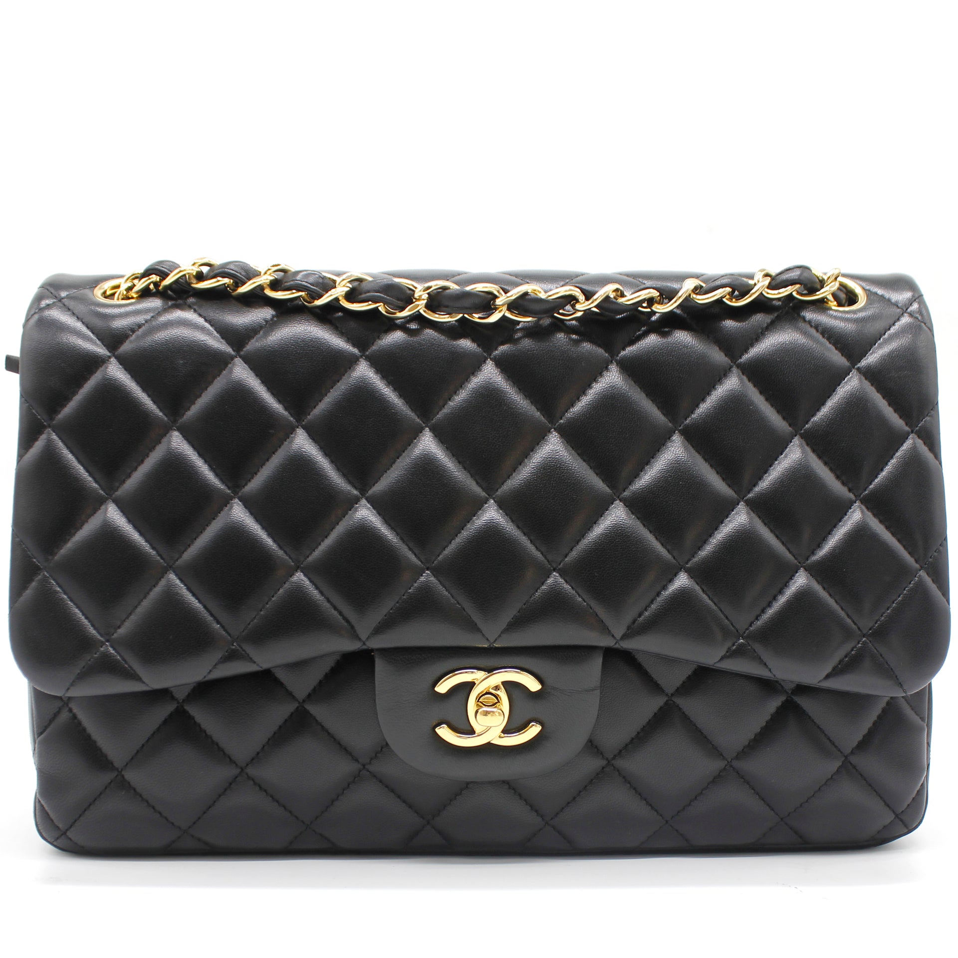 Pre-Loved Chanel Lambskin Quilted Small Single Flap Bag Black – The  Sparkling Spur