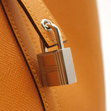 Picotin Lock Tressage De Cuir bag 22 Apricot/Rose azalee/Gold