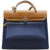 Hermes Toile and Leather 31 Herbag Handbag