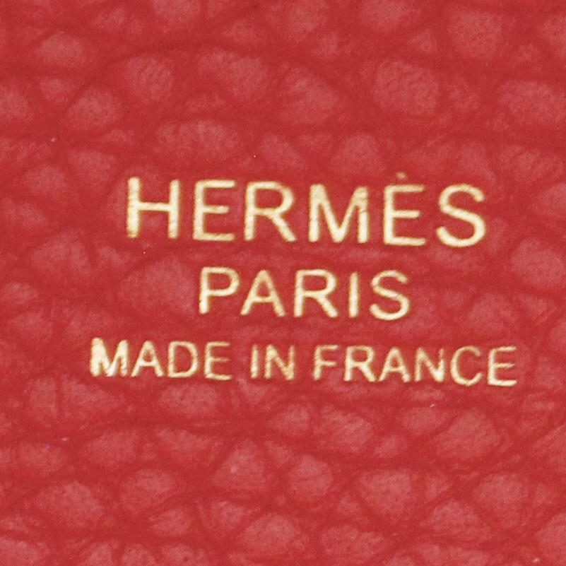 Hermes picotin red leather - Gem