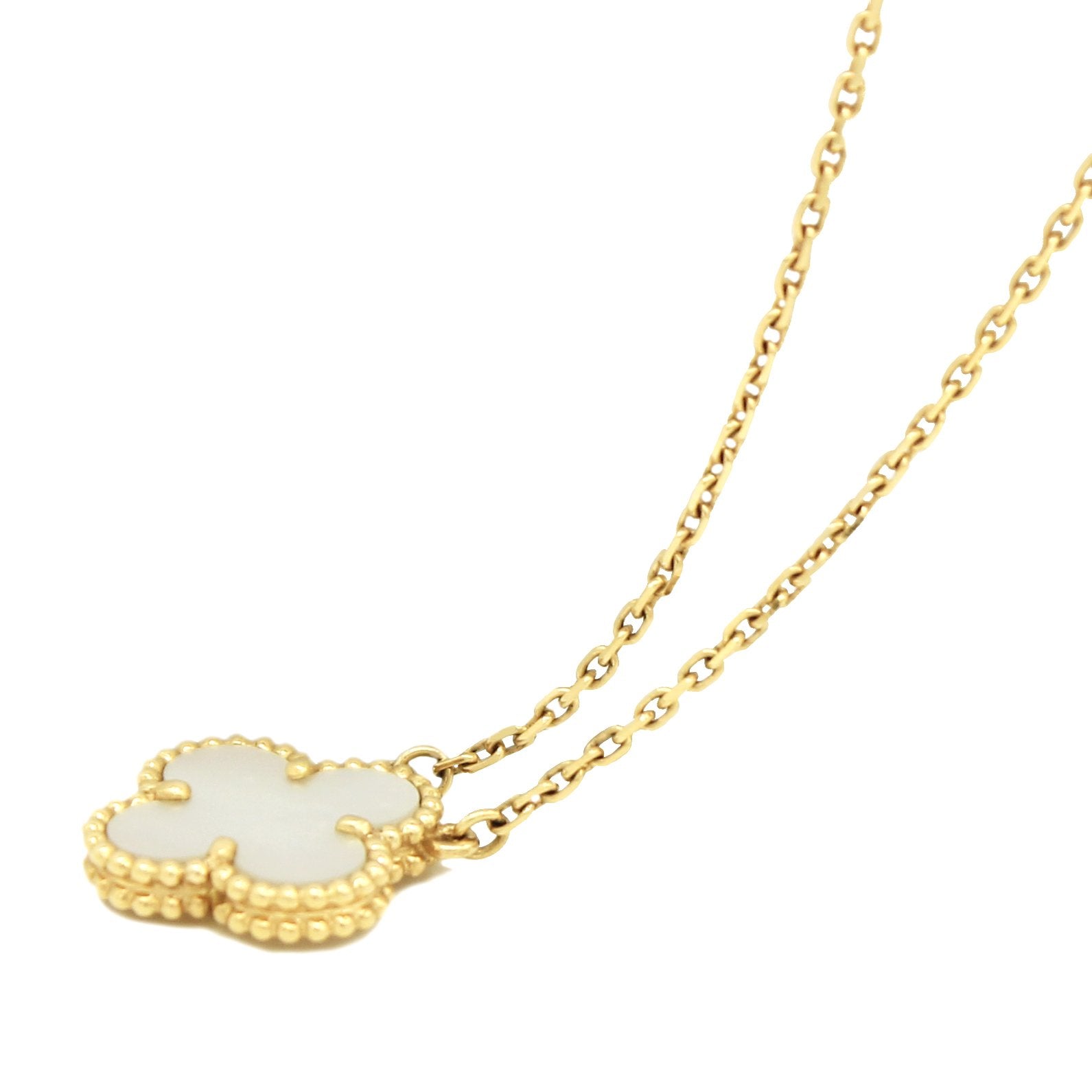 Vintage Alhambra Necklace Yellow Gold – STYLISHTOP