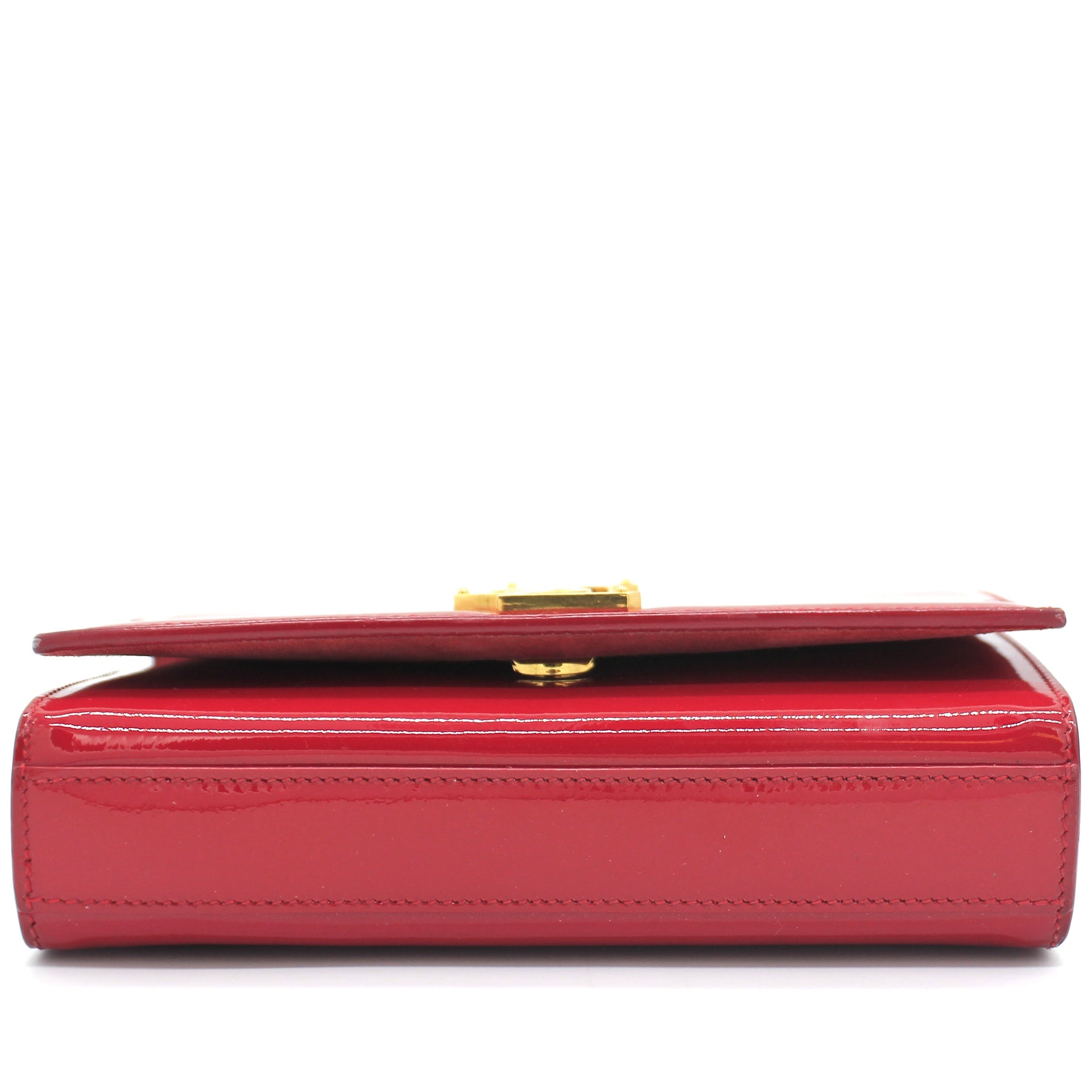 Small Kate Bag in Red Patent Leather