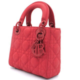Lady Dior Mini Ultra-matte Bag Red