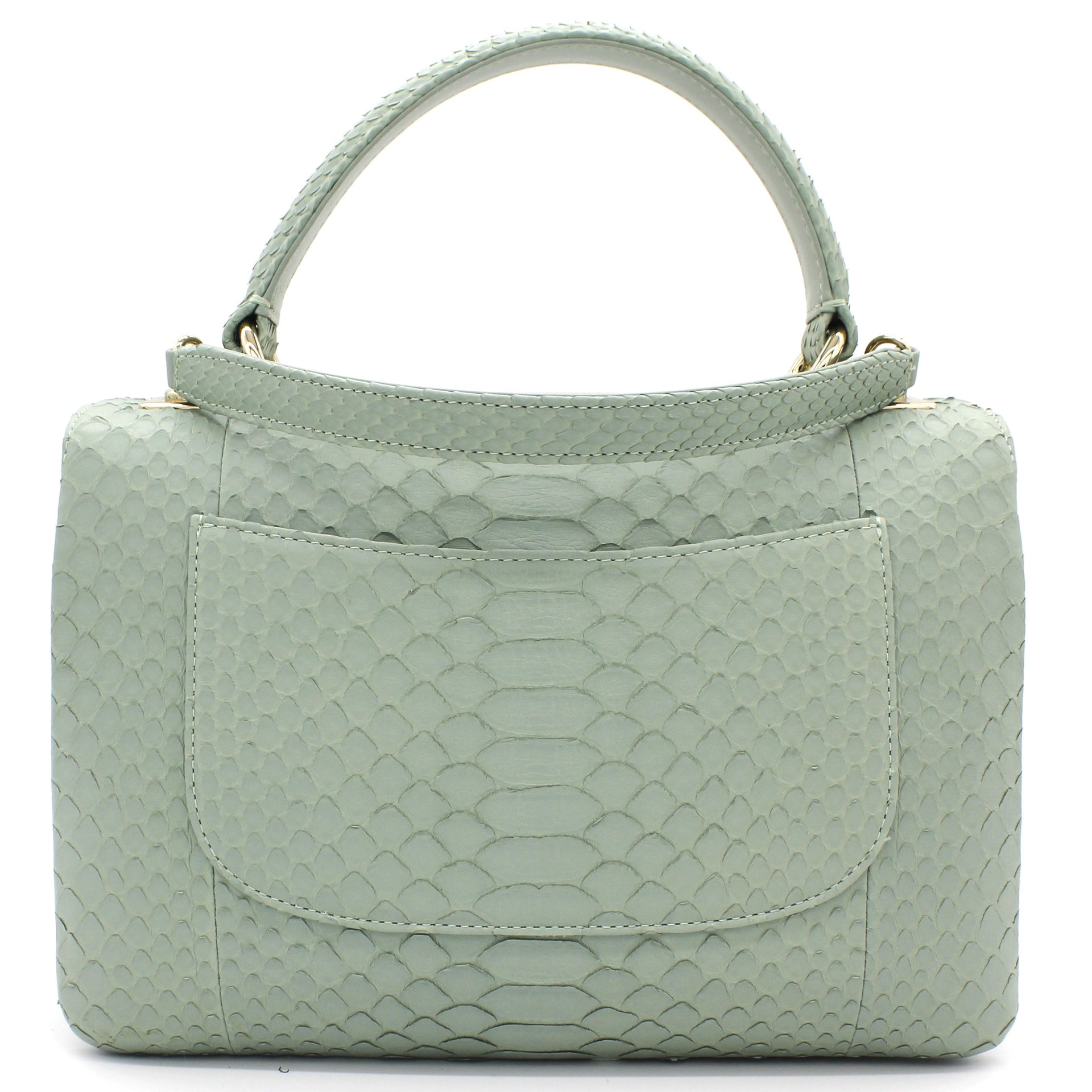 Chanel Snack skin Small Trendy CC Flap Dual Handle Bag Light Green