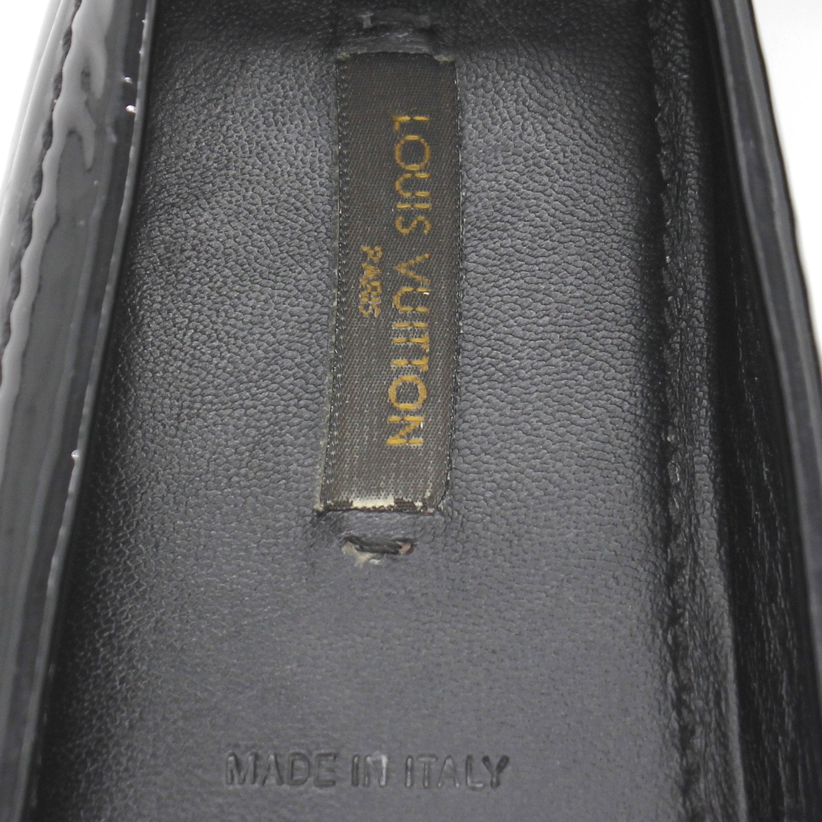 Louis Vuitton Men's Black Leather Loyalty Richelieu Oxford Shoe