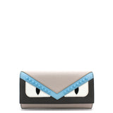 Vitello Elite Monster Continental Wallet Grey Multicolor