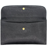Beige and Black Pouch Wallet