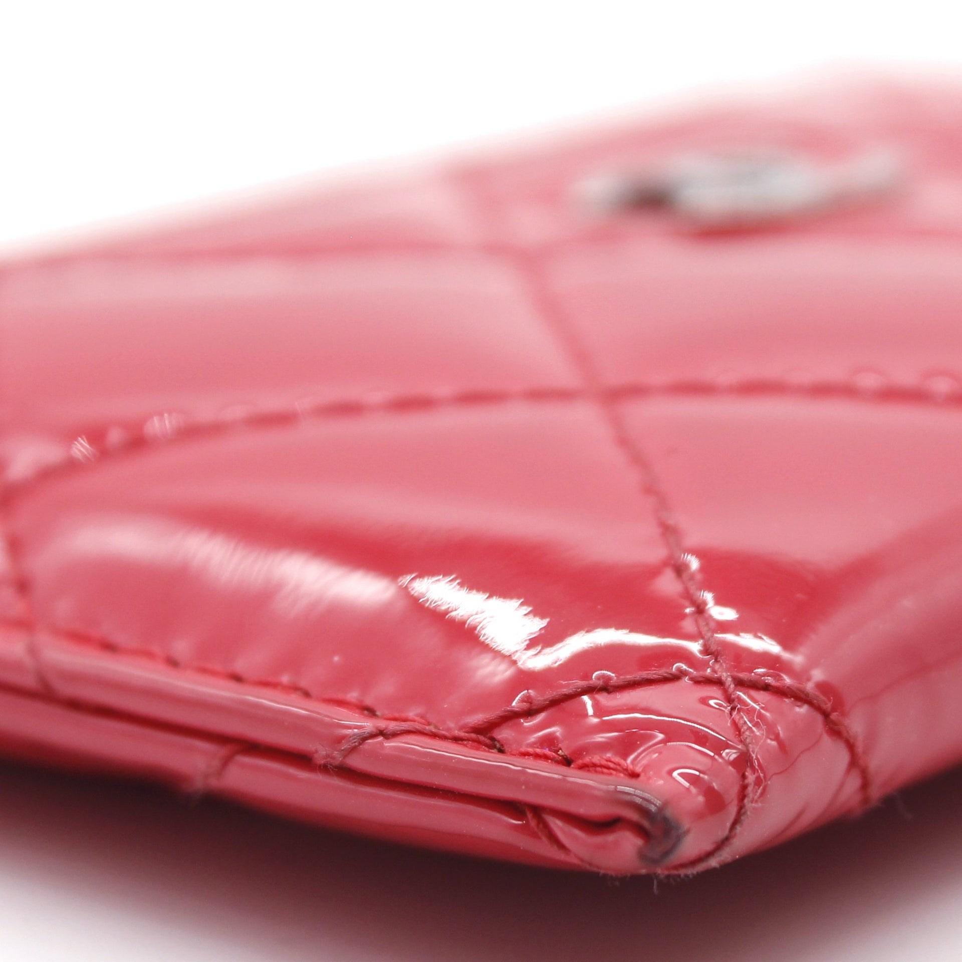Quilted Card Holder Fushia