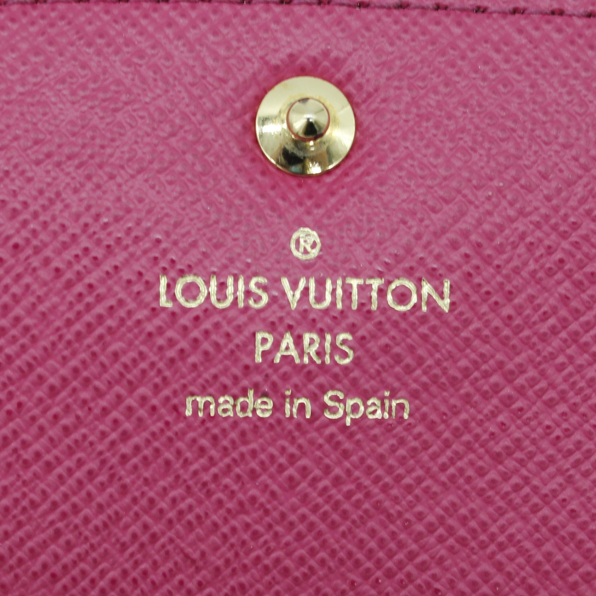 Louis Vuitton Monogram Bloom Flower Emilie Wallet Fuchsia-Louis