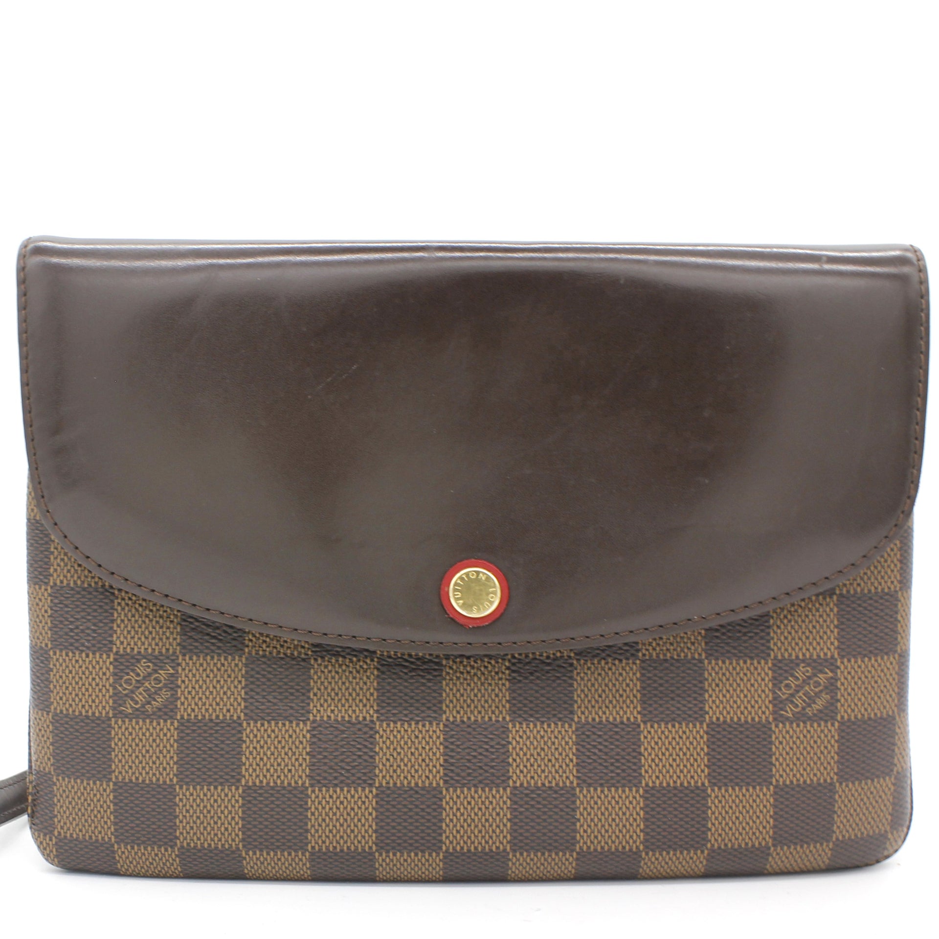 Louis Vuitton Double V Flap Crossbody Black/Brown Canvas/Leather for sale  online