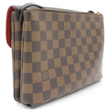 Authentic Louis Vuitton Twice Crossbody Shoulder Bag Damier Ebene