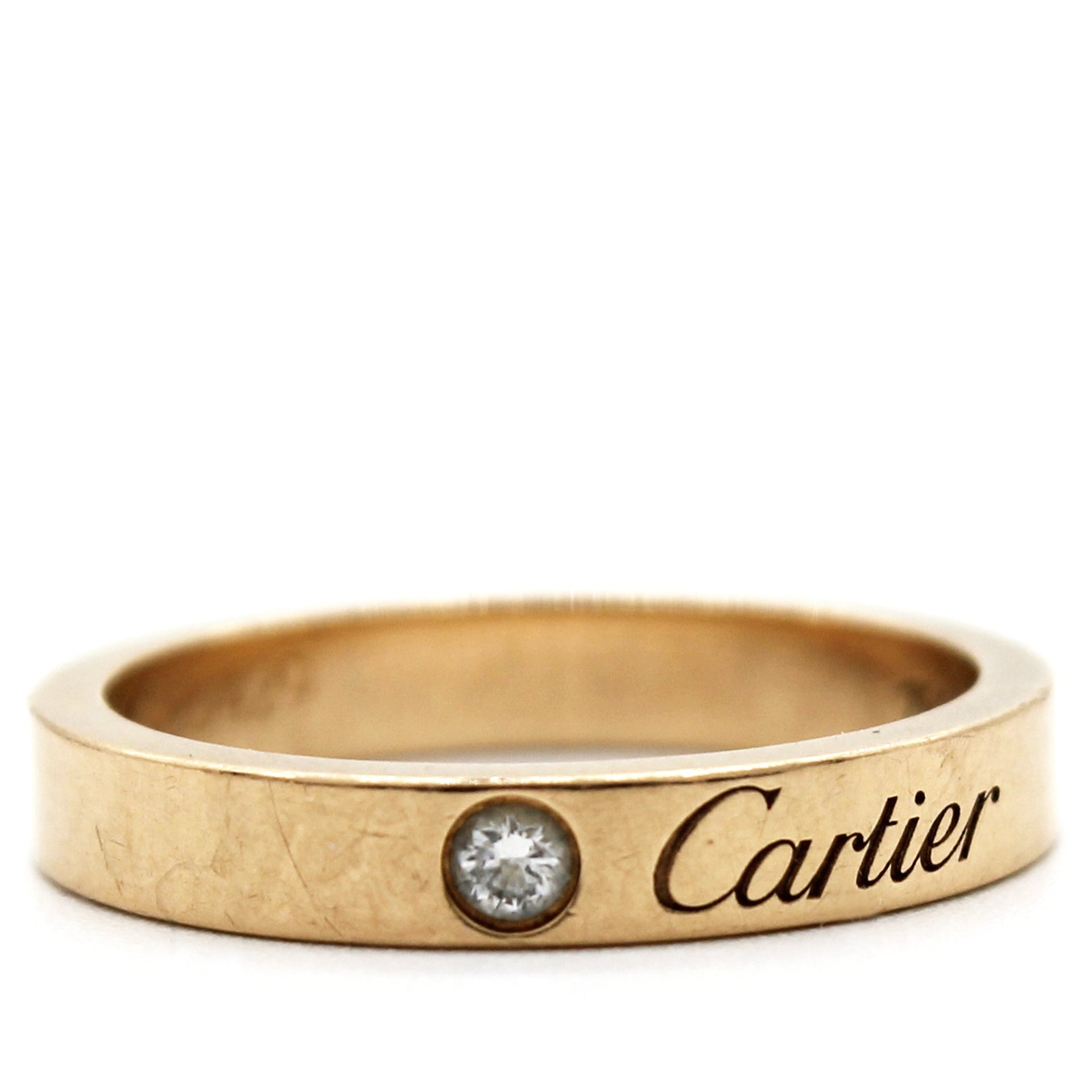 18ct White Gold Cartier C De Cartier Ring - Size K½ - 12.8g|Miltons Diamonds