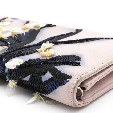Sequins-embellished Wallet on Chain