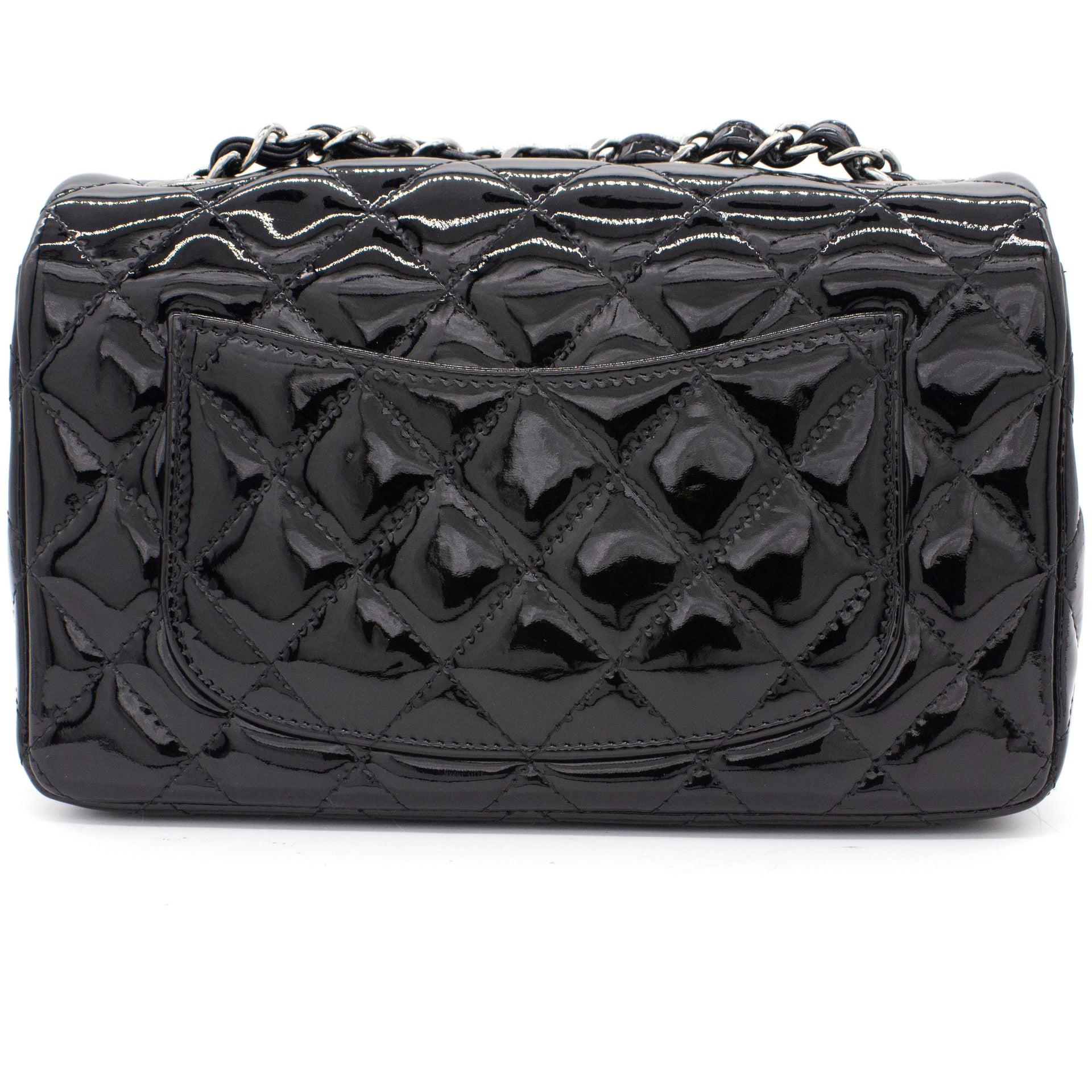 Chanel Classic Flap Mini Patent Leather Black – STYLISHTOP