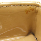Medium Lady Dior in Beige Patent Leather