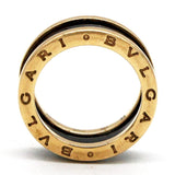 B.Zero1 Ring Black Yellow Gold