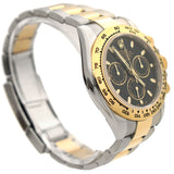 Black 18K Yellow Gold and Stainless Steel Cosmograph Daytona 116503 Men's Wristwatch 40 MM
